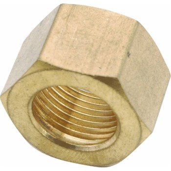 Compression Nut, Lead Free Brass - 1/4", 3pk