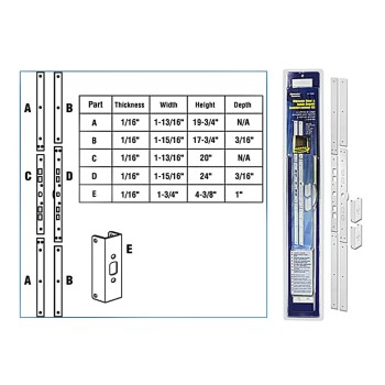 Door Jamb Repair/Reinforcement Kit