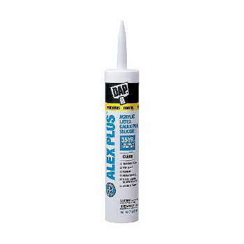 Clear Alex Plus Caulk - 10.1 oz tubes