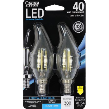 Feit Electric  BPCFC40/850/LED/2 Deco Bulb