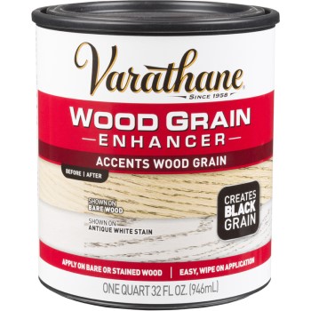 Varathane Wood Grain Enhancer, Black ~ Quart