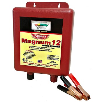 Parmak Mag. 12 U.o. Fence Charger, 12 Volt Battery Operated ~ 30 Mile Range