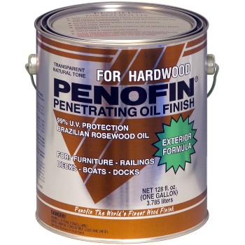 Hardwood Exterior Penetrating Oil Finish, Natural ~ Gallon