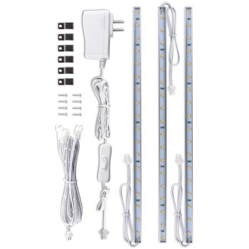LED Under Cabinet Stick  Light Fixture,  11.75"  ~ Pack of 3 