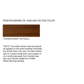 Marine Oil Wood Finish, Natural Tone - Gallon