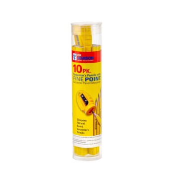 10pk Pencil W/ Sharpener
