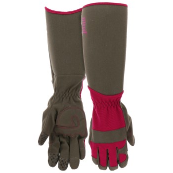 Boss Ladies Sleeve Gloves, Synthetic Leather - Magenta, M/L