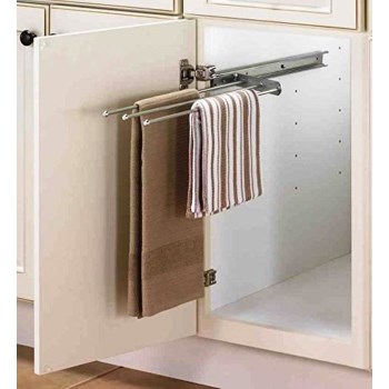 Knape & Vogt P793 ANO Sliding Towel Rack, 3 Bar ~  18" L x 5" W