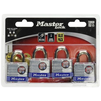 MasterLock 3008D Laminated Steel Pin Tumbler Padlock ~ KA