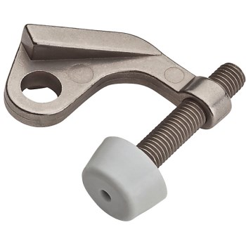 Hinge Pin Door Stop, Satin Nickel 