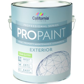 California Prod/grayseal 44700-1 Exterior White Paint, Semi Gloss ~ Gallon