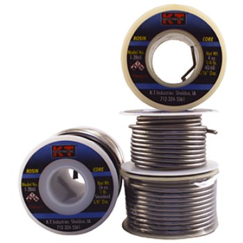 Rosin Core Solder, 40/60 - 1/4 Lb x 3/32" Wire
