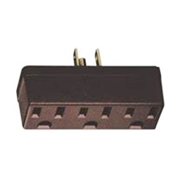 Leviton 005-697 Triple Ground Outlet ~ 15a 125v