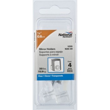 Clear Mirror Holder, Visual Pack 2555 1 / 4 inches