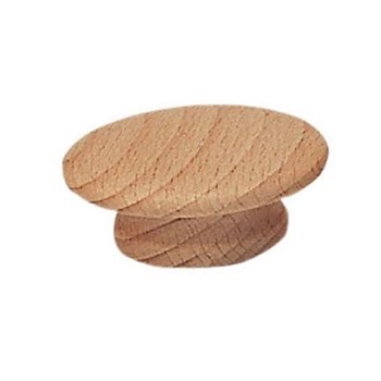 Wood Knob, Round ~ 2 - 1/2" 