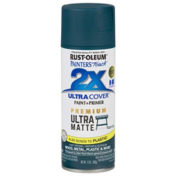 Painter's Touch 2X Spray Paint, Matte Teal - 12 oz