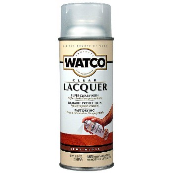 Lacquer Clear Semi-Gloss Wood Finish ~ 11.25 oz Aerosol