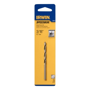 Irwin Brad Point Wood Drill Bit   3/16" x 3-3/8"