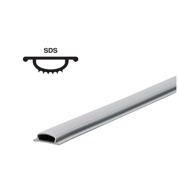 M-D Bldg Prods 05520 Door Sweep SDS Vinyl Insert Replacement, Gray  ~ Approx 36" L x 1" W x 3/8" H