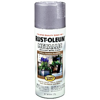 Buy Stops Rust 7271830 Rust Preventative Spray Paint, Metallic, Silver, 11  oz, Can Silver