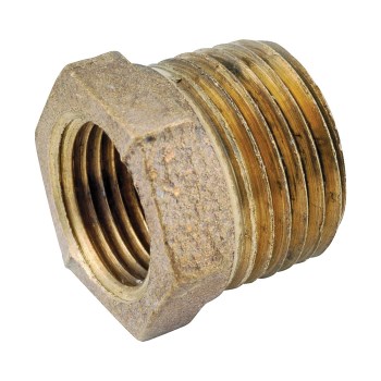 Anderson Metals Lead Free Brass Hex Bushing - 1" x 3/4"