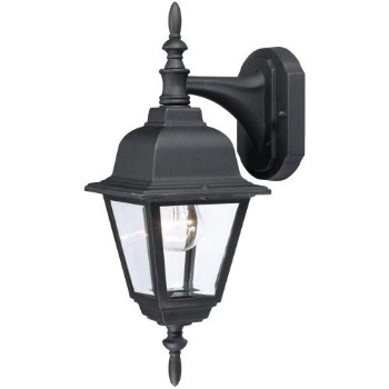 Outdoor Light Fixture, Coach Lantern - Textured Black 