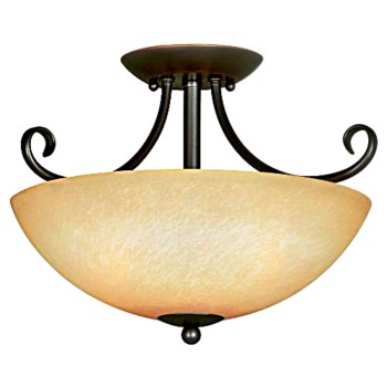 Ceiling Light Fixture, Berkshire Series  ~ Classic Bronze Finish