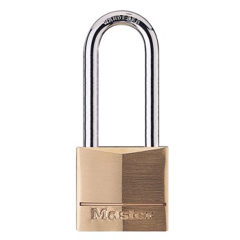 Long Shackle Brass Padlock