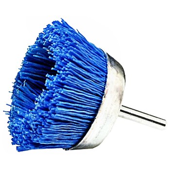 Nyalox Cup Brush, Blue 240 Fine Grit ~ 2.5"
