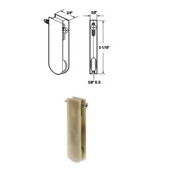 Sliding Screen Door Roller Assembly