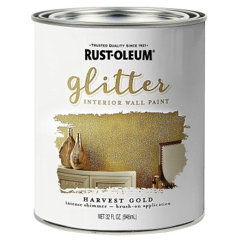 Glitter Paint,  Harvest Gold ~ Quart