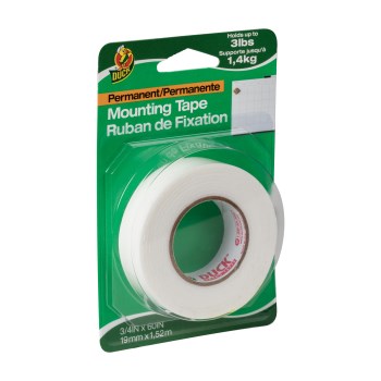 Duck Foam Mounting Tape, White - 3/4" x 60"