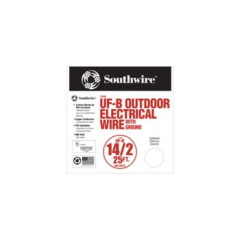 Southwire 13054221 142g 25 Grnd Uf Wire