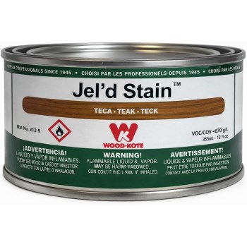 Jel'd Stain, Teak - 12 oz