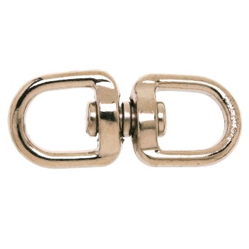 Campbell Chain T7640322 Round Eye Swivels,Double Ended ~ 1" x 3 9/16"