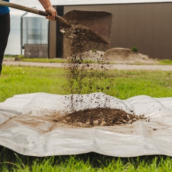 Erickson Gorilla Max Tough Tarp, Silver - 6 x 8 Ft
