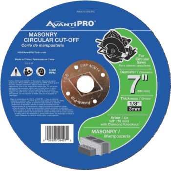 7" Masonry Disc