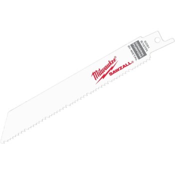 Milwaukee Sawzall Multi-Material Blade, 8/12 TPI 5pk - 6"