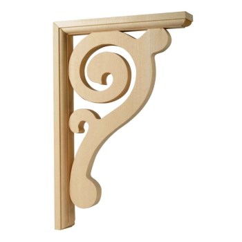 Waddell BR501 Corner Bracket, 8 x 11 - 3 / 4 inches. 