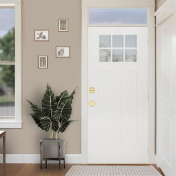 Kwikset Tylo Handleset Interior Trim, Polished Brass