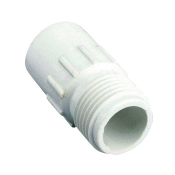 Garden  Hose to PVC Pipe Fitting Connection ~  3/4" MH x 1/2" Slip 