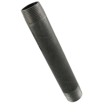 Black Steel Pipe Nipple ~ 1/2"x2"
