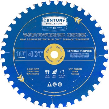 Century Drill & Tool   10601 10in. 40t Miter Blade