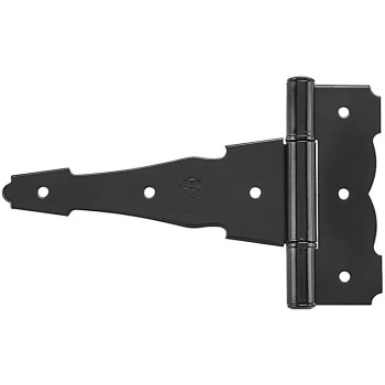 Ornamental T-Hinge, Black ~ 6"