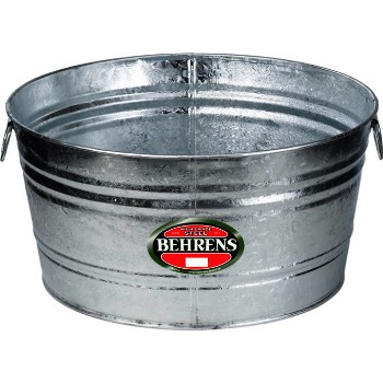 Galvanized Round Tub ~ 17 Gallons