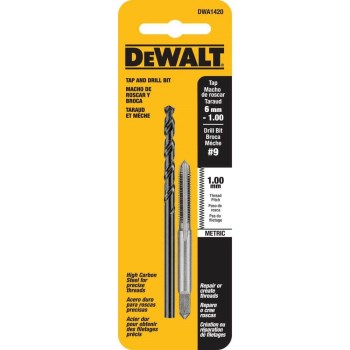 DeWalt Drill and Tap Set, 6mm-1.0