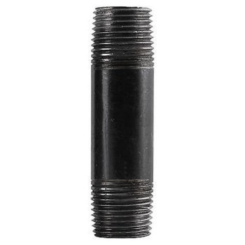 Pipe Nipple, Black Steel - 3/4" x 3"