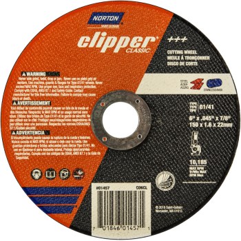 01457 6 Rt Angl Cut Off Wheel