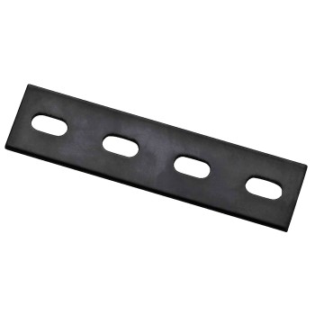 National N351-455 Mending Plate, Heavy Duty, Black Finish ~ 6" x 1.5"