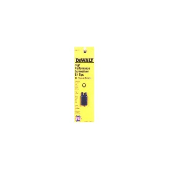 DeWalt DW2202 Bit Tip #2 Square Recess, 2 per pack